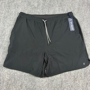 Rhoback Gym Shorts Men XXL Black The Spikes Lined Performance 4-Way Stretch NWT